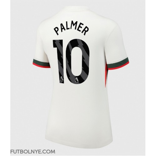 Camiseta Chelsea Cole Palmer #10 Visitante Equipación para mujer 2025-26 manga corta Camiseta Chelsea Cole Palmer #10 Visitante Equipación para mujer 2025-26 manga corta